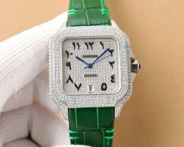 Picture of Cartier Watches Men Santos De Cartier _SKU2117cartier-watch-40mm-1023542844